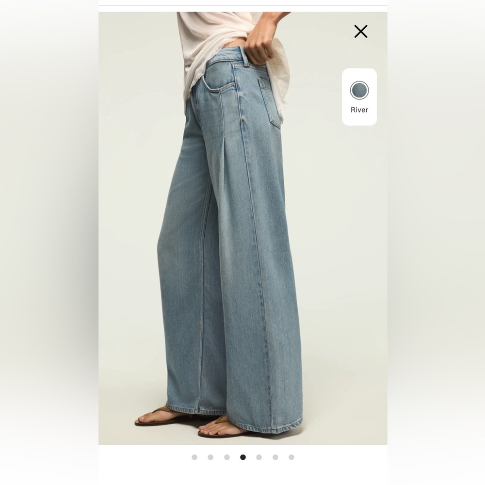 Lucky Jeans Palazzo Wide Leg Jeans - Light Blue 4/27
